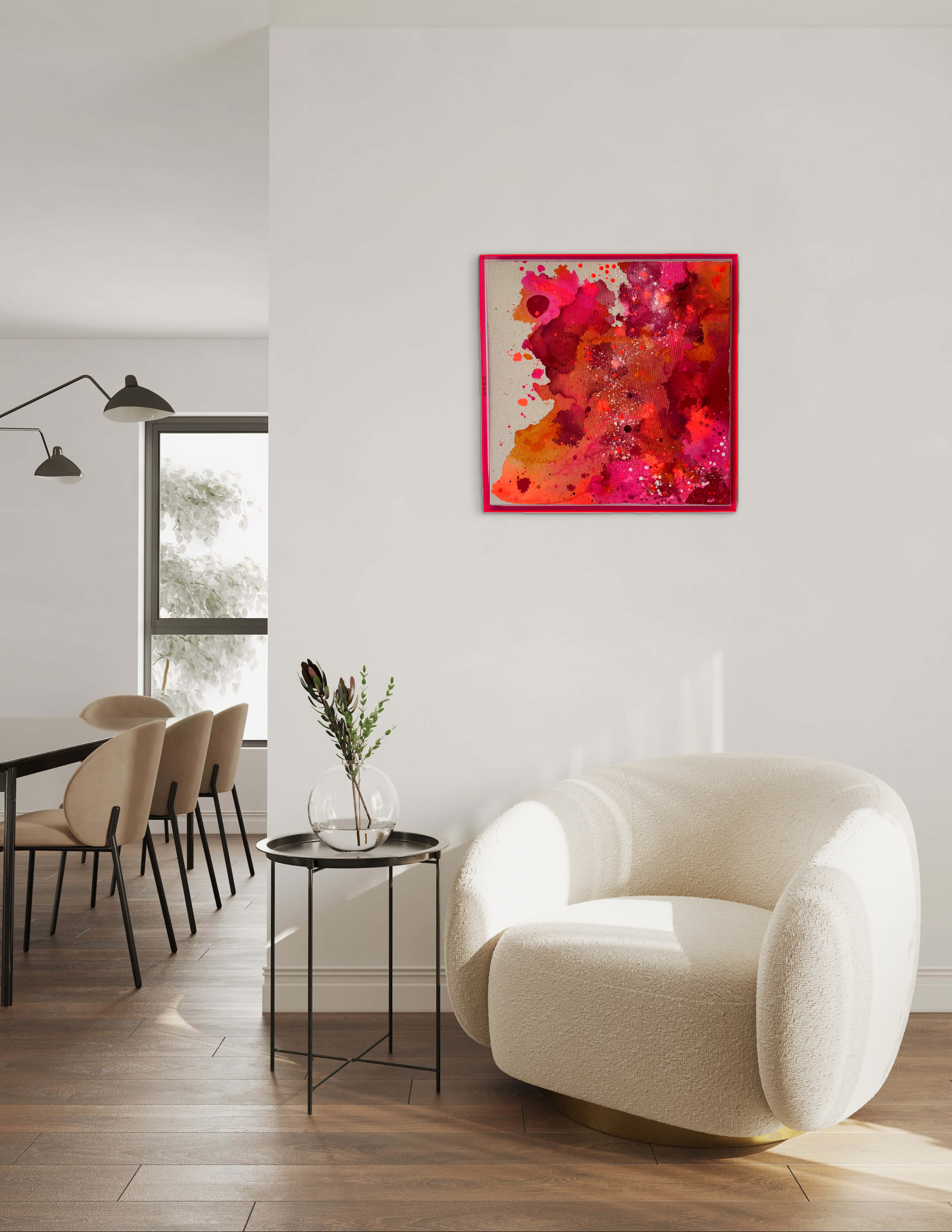 Akkorde - Präsenz, 2026, Acryl auf roher Baumwollleinwand, Ansicht 11